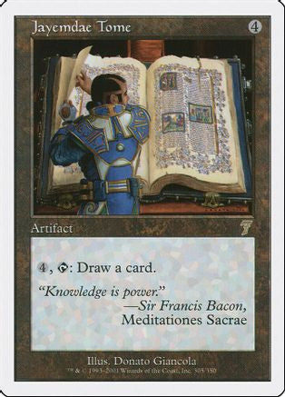 Jayemdae Tome (7ED-305) - 7th Edition Foil