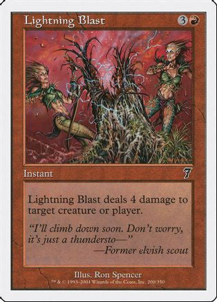 Lightning Blast (7ED-200) - 7th Edition Foil