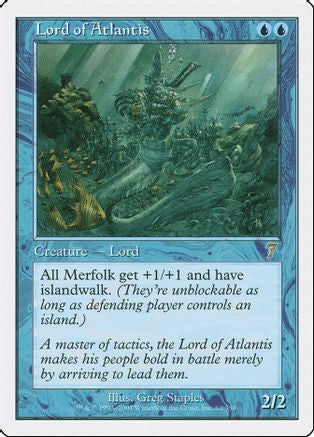 Lord of Atlantis (7ED-083) - 7th Edition Foil