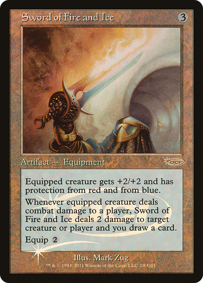 Sword of Fire and Ice (JDG-002) - Judge Gift Cards 2011 Foil