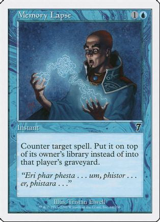 Memory Lapse (7ED-088) - 7th Edition Foil