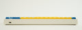 Leopold FC660M Yellow/Blue PD White Case 65% Double Shot PBT Mechanical Keyboard