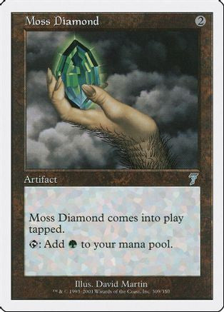 Moss Diamond (7ED-309) - 7th Edition Foil