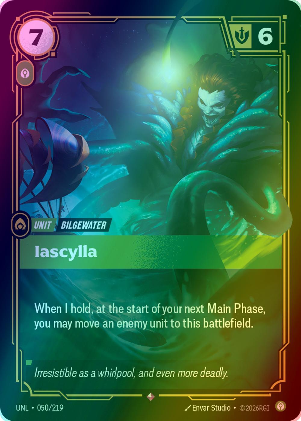 Iascylla - 050/219 [Unleashed] [Foil]