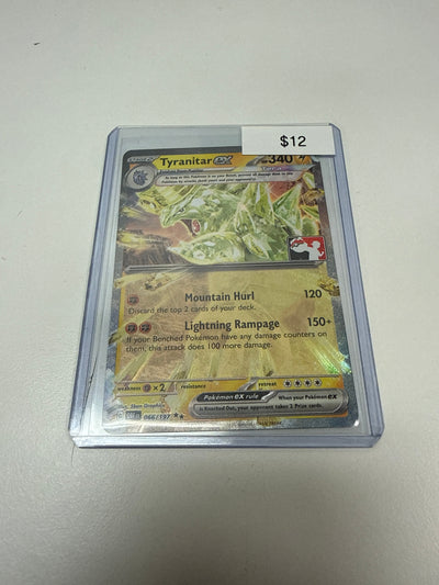 Pokemon Tyranitar Ex Prize Pack #066/197