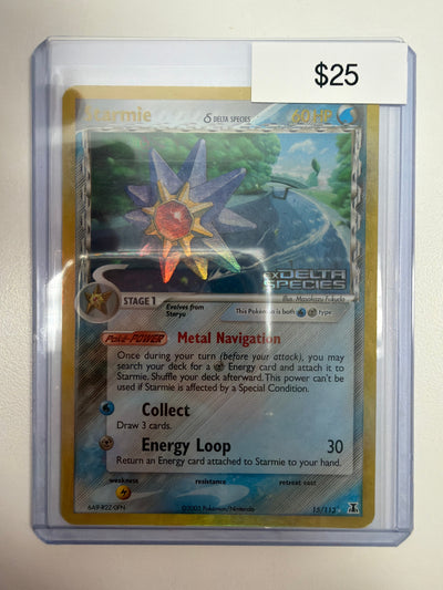 Pokemon Starmie Reverse Stamp 15/113