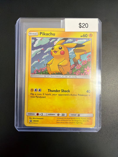 Pokemon Pikachu SM206 Promo