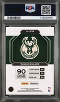 2024 Panini Prizm Monopoly Millionaire White - #W14 - Damian Lillard - Case Hit SSP - PSA Graded Card