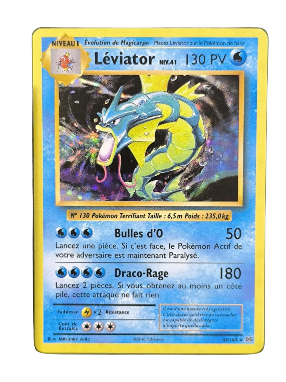 Léviator (34/108) XY Evolutions FRENCH
