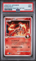 PSA 9 RAPIDASH 4 INFERNAPE HALF DK-1ST ED.
