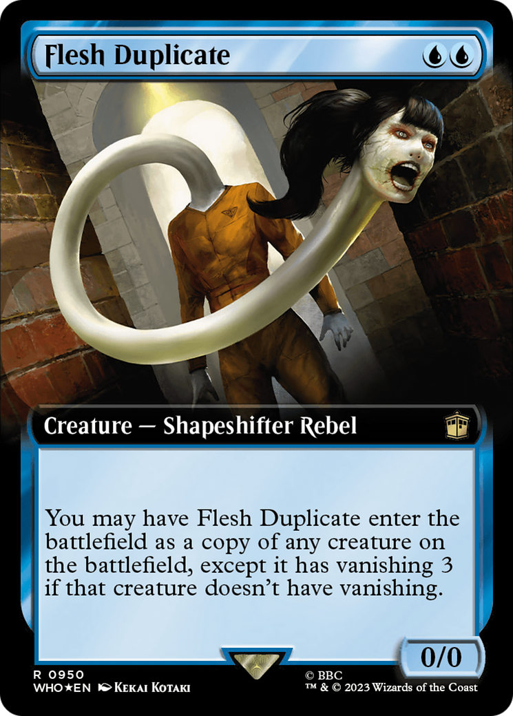 Flesh Duplicate (WHO-950) - Doctor Who: (Extended Art) Foil