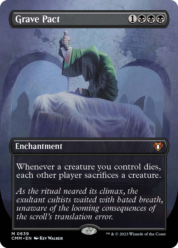 Grave Pact (CMM-639) - Commander Masters (Borderless) Foil