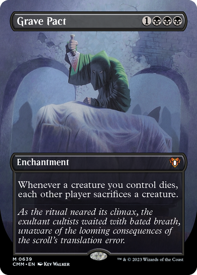 Grave Pact (CMM-639) - Commander Masters (Borderless) Foil