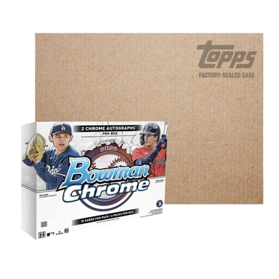 2025 Bowman Chrome Baseball Hobby 12 Box Case