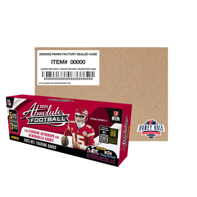 2025 Panini Absolute Football Hobby 12 Box Case