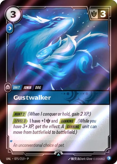 Gustwalker - 075/219 [Riftbound Organized Play Promotional Cards] [Foil]