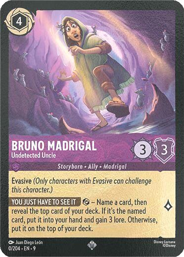 Bruno Madrigal - Undetected Uncle - 0/204 [Fabled] [Cold Foil]