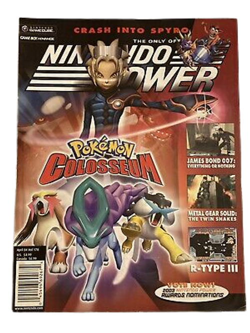 Nintendo Power Magazine April 2004 Vol #178 Pokémon Colosseum
