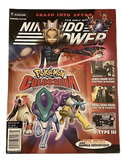 Nintendo Power Magazine April 2004 Vol #178 Pokémon Colosseum