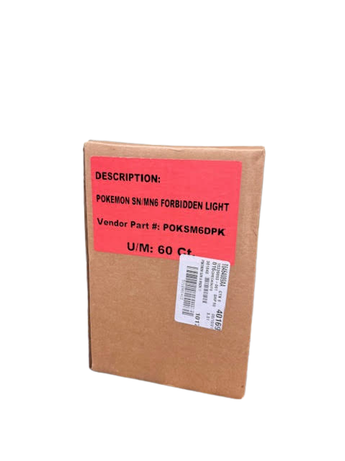 Sealed Case Forbidden Light 3 cards packs