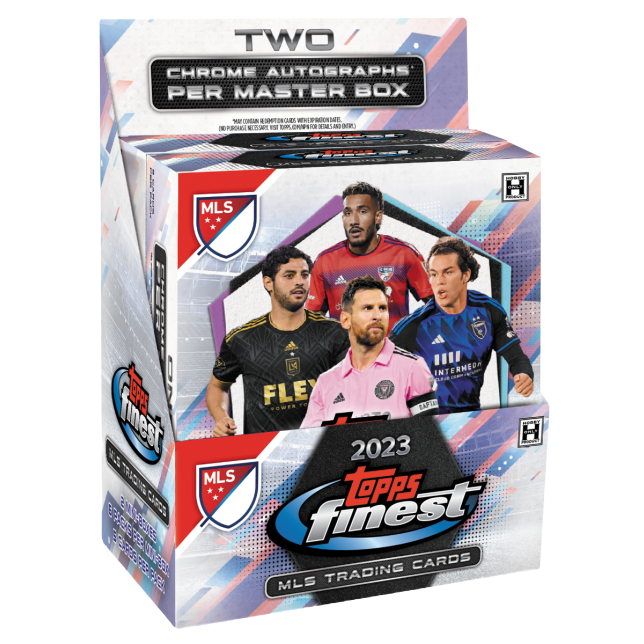 2023 Topps Finest MLS Soccer Hobby Box