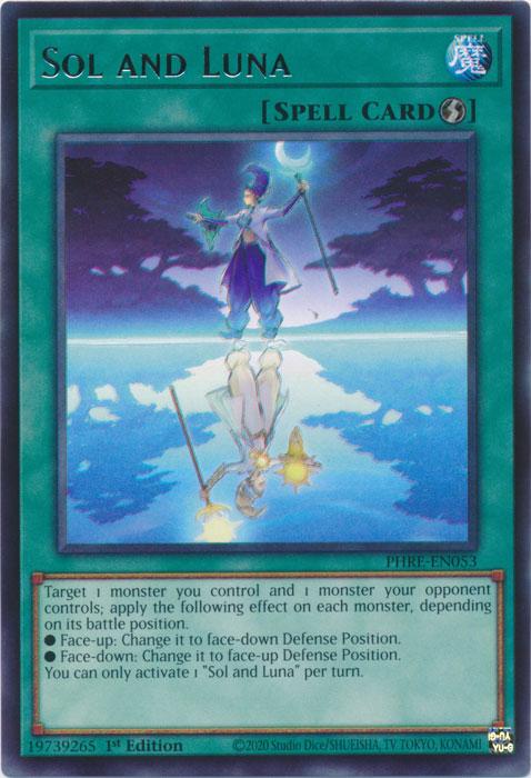 Sol and Luna - PHRE-EN053 - Rare - 1st Edition