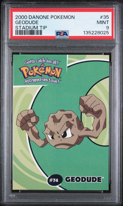 PSA 9 GEODUDE STADIUM TIP