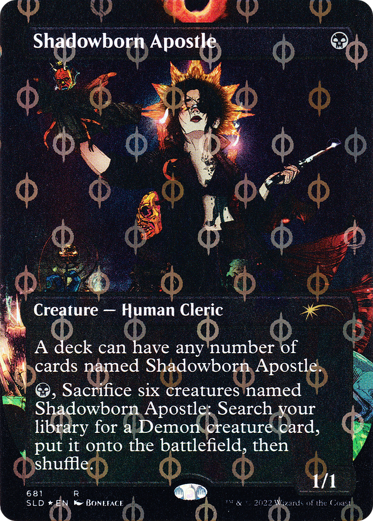 Shadowborn Apostle (SLD-681Î¦) - Secret Lair Drop (Borderless) Foil
