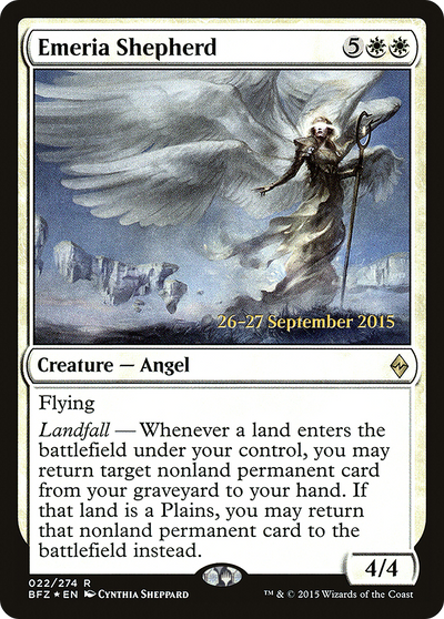 Emeria Shepherd (PRE-22S) - Battle for Zendikar Promos Foil