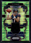 2023 Panini Prizm CJ Stroud #PJ-CJS Rookie Patch Green Pulsar