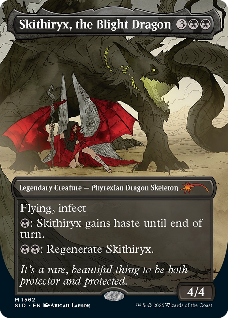 Skithiryx, the Blight Dragon (SLD-1562) - Secret Lair Drop (Borderless)