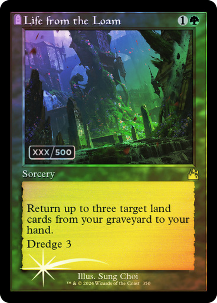 Life from the Loam (RVR-350Z) - Ravnica Remastered: (tombstone) Foil