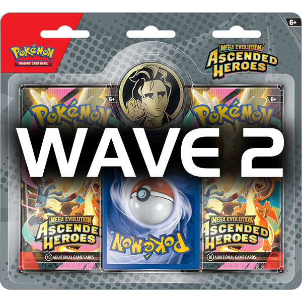 Pokemon: Mega Evolution 2.5: Ascended Heroes: 2-Pack Blister (Wave 2 - Ships by March 31st)
