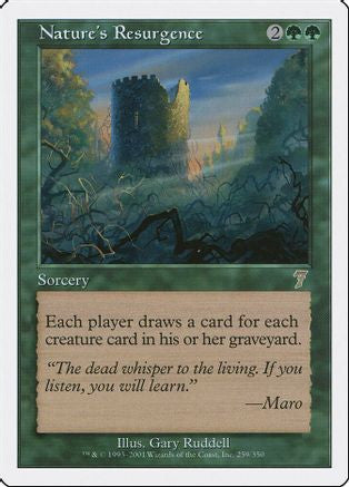 Nature's Resurgence (7ED-259) - 7th Edition Foil