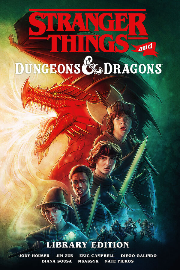 Stranger Things and Dungeons & Dragons Library Edition HC