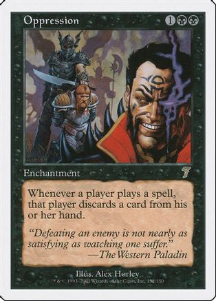 Oppression (7ED-152) - 7th Edition Foil
