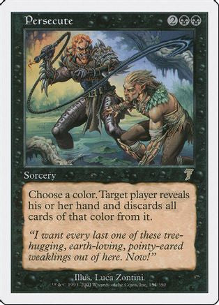 Persecute (7ED-154) - 7th Edition Foil