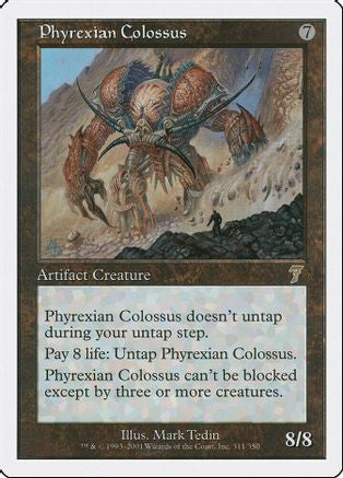 Phyrexian Colossus (7ED-311) - 7th Edition Foil