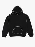 Kapital: Swt Knit Marionette Hoodie - Black - EK-1677LC  - Made in Japan