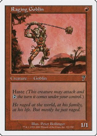 Raging Goblin (7ED-211) - 7th Edition Foil