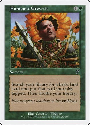 Rampant Growth (7ED-262) - 7th Edition Foil