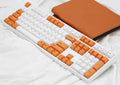 Varmilo VA108M Orange and White White LED Dye Sub PBT Mechanical Keyboard