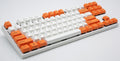 Varmilo VA87M Orange and White White LED TKL Dye Sub PBT Mechanical Keyboard