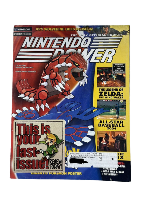 Nintendo Power Volume 167 Pokemon Ruby Sapphire Magazine