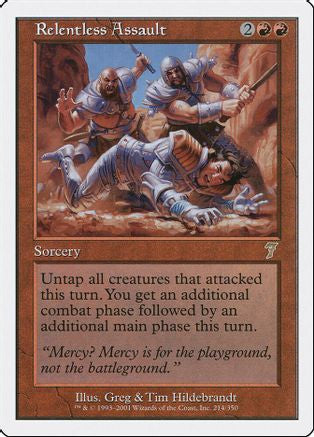 Relentless Assault (7ED-214) - 7th Edition Foil