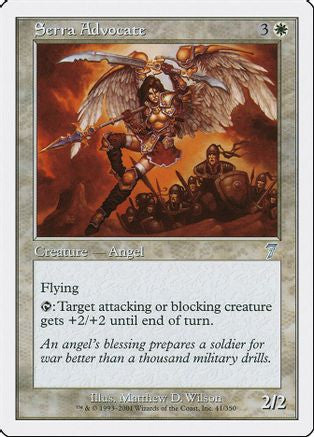 Serra Advocate (7ED-041) - 7th Edition Foil