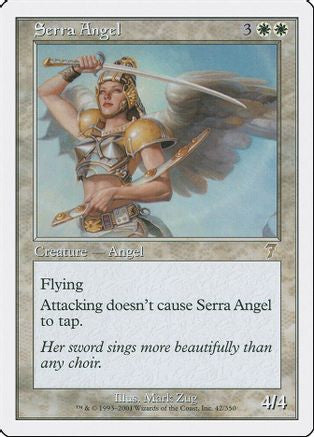 Serra Angel (7ED-042) - 7th Edition Foil
