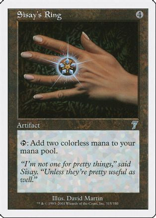 Sisay's Ring (7ED-315) - 7th Edition Foil