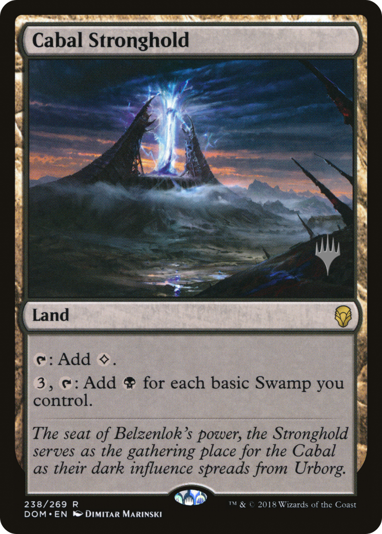 Cabal Stronghold (PPM20-238P) - Dominaria Promos