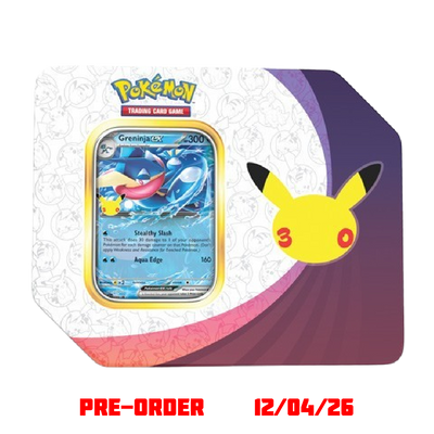 Pokémon 30th Celebration ex Tin - Greninja